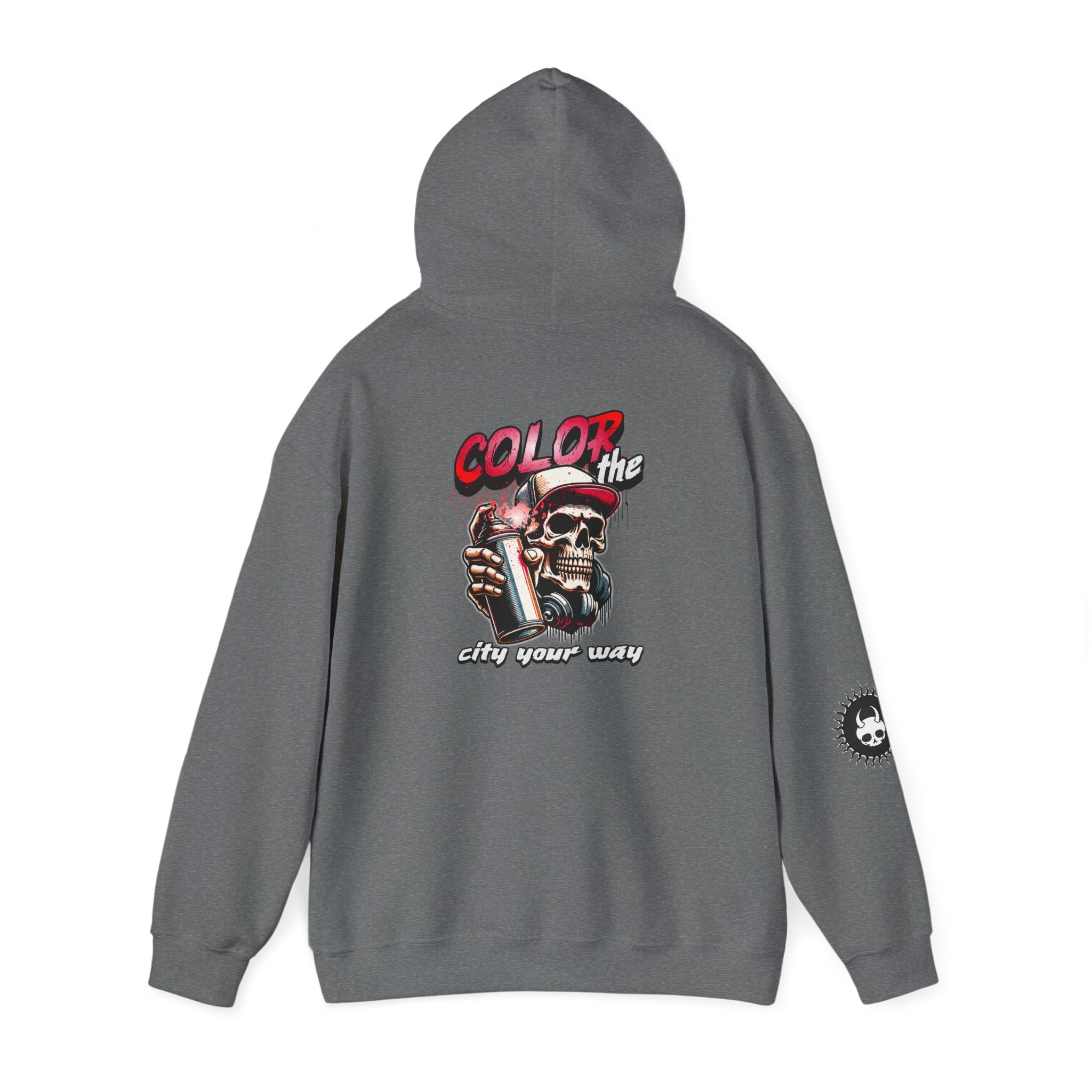 Color The City You Way - Unisex Heavy Blend™ Hooded Sweatshirt - Damned Threads